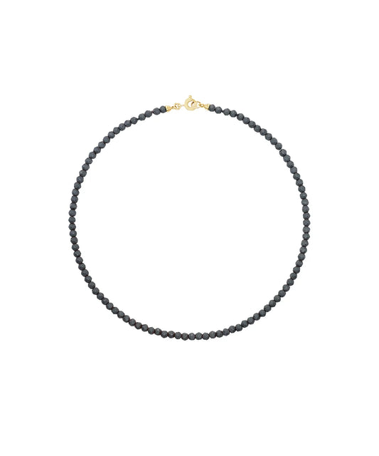 Hematite Beaded Necklace
