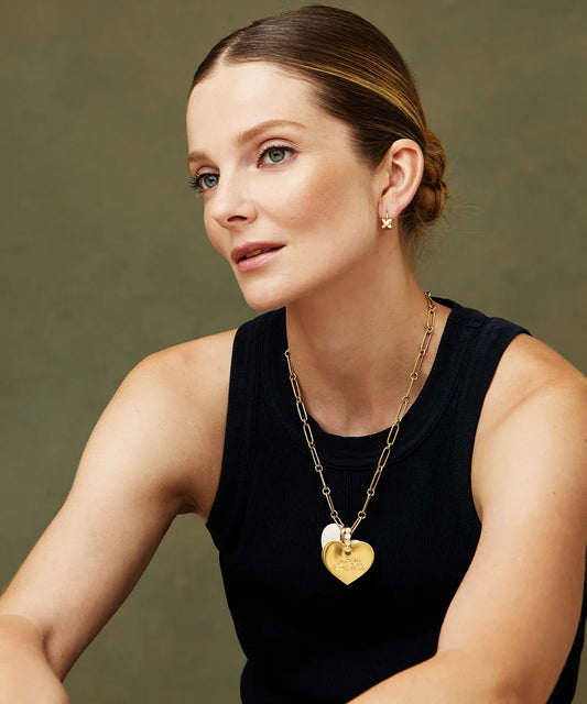 Heart Pendant on 20" Aurelia Necklace