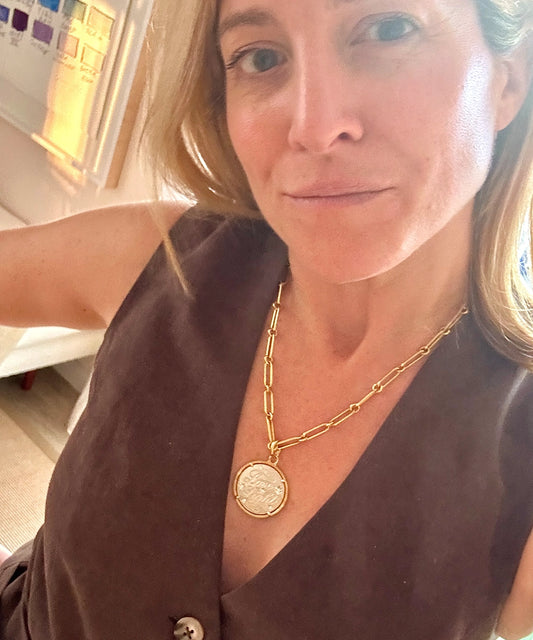 Love and Light Pendant on the 20" Aurelia Necklace