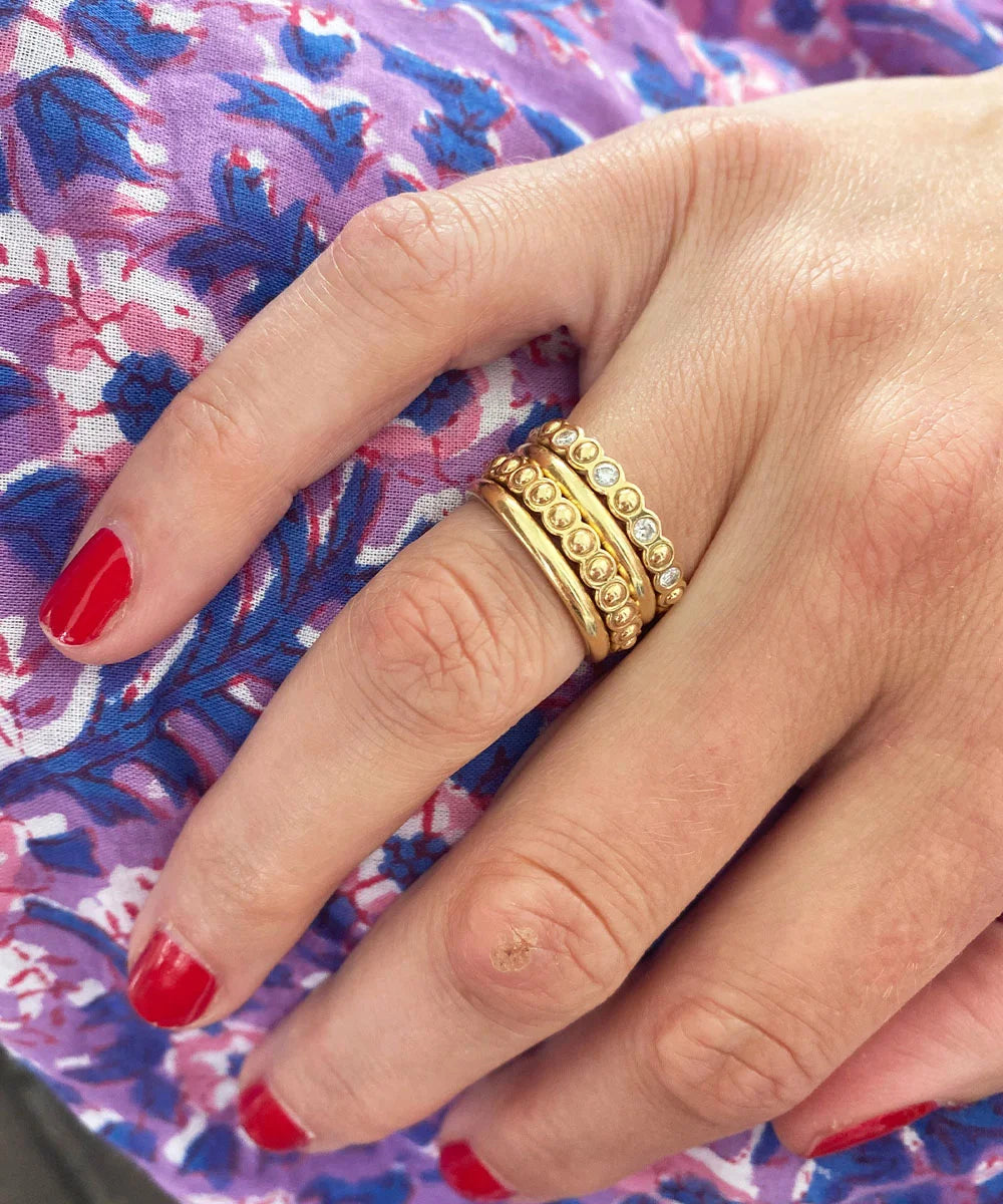 Mini Diamond Dot Ring