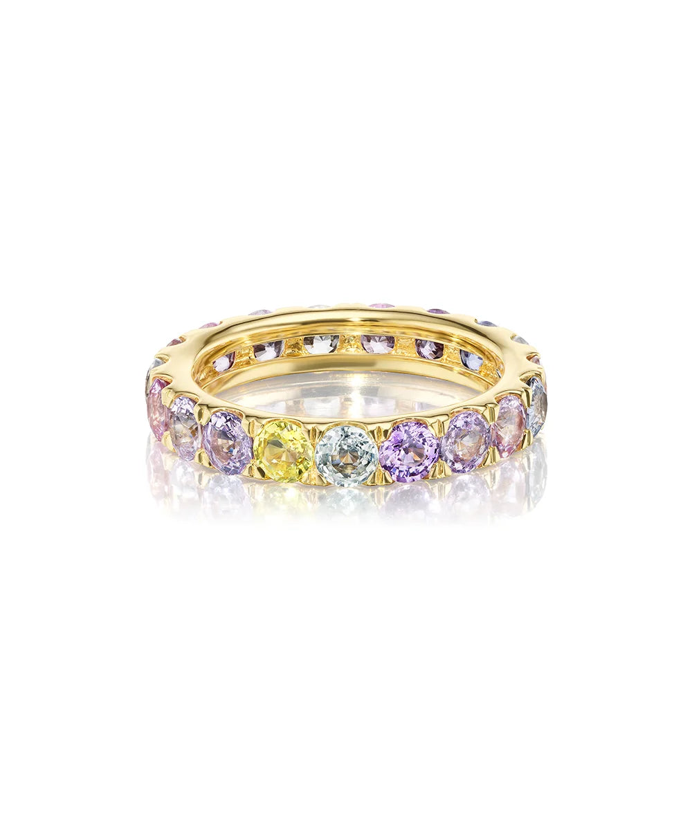 Pastel Sapphire Eternity Ring