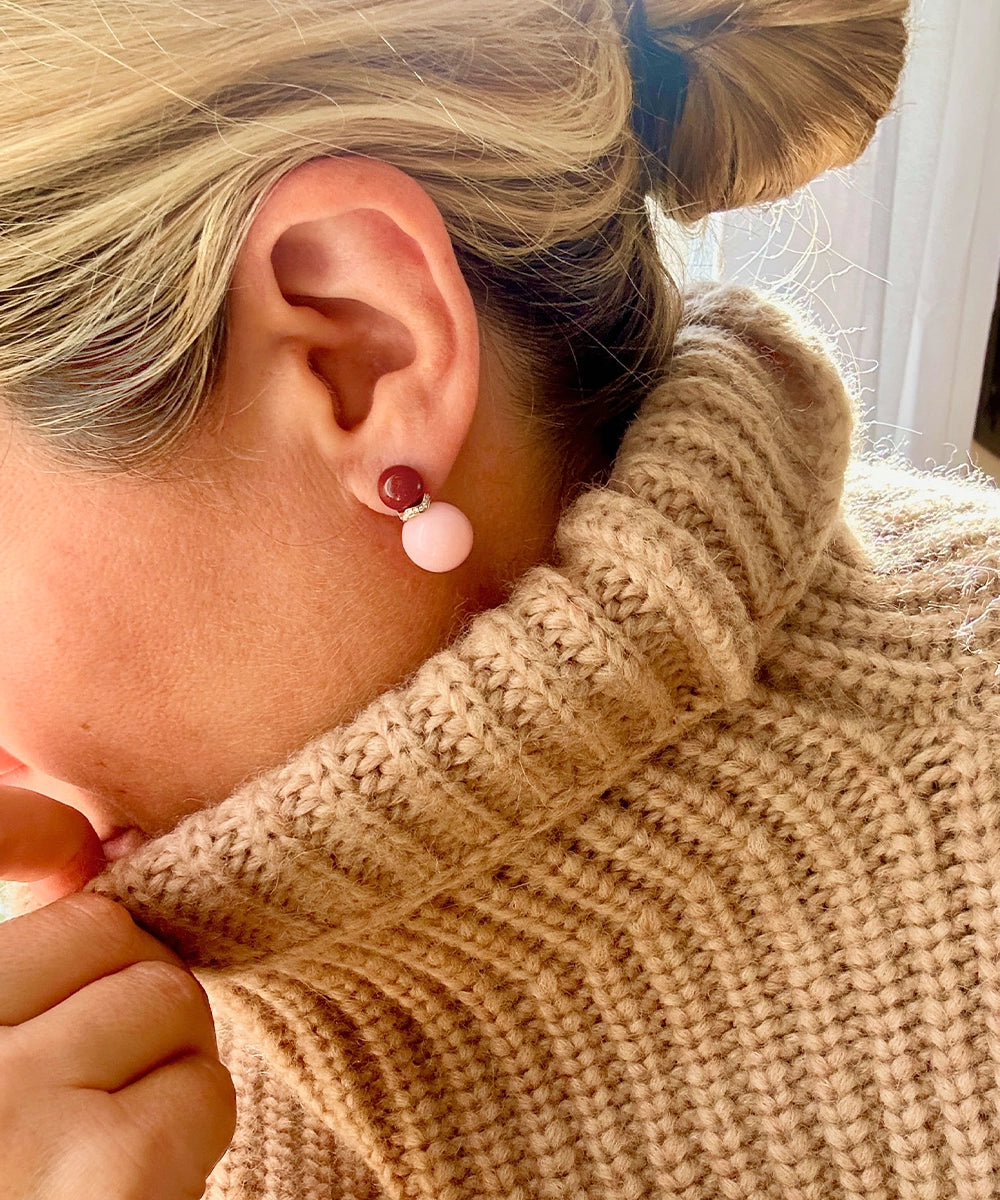 Ric Rac Bead Earrings