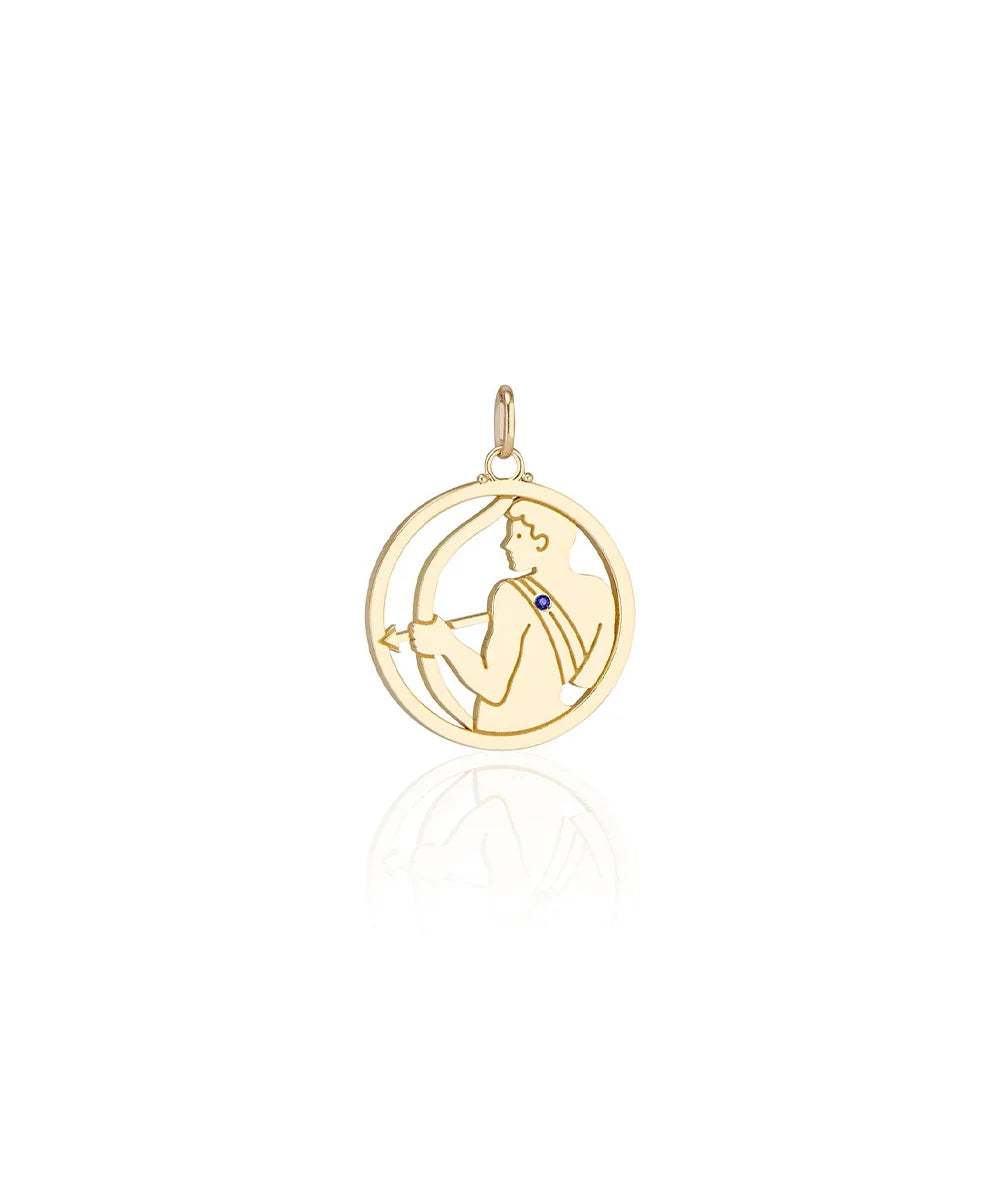 Sagittarius Pendant, Diamond
