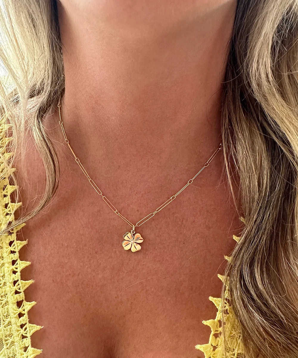 Four Leaf Clover Pendant, Diamond