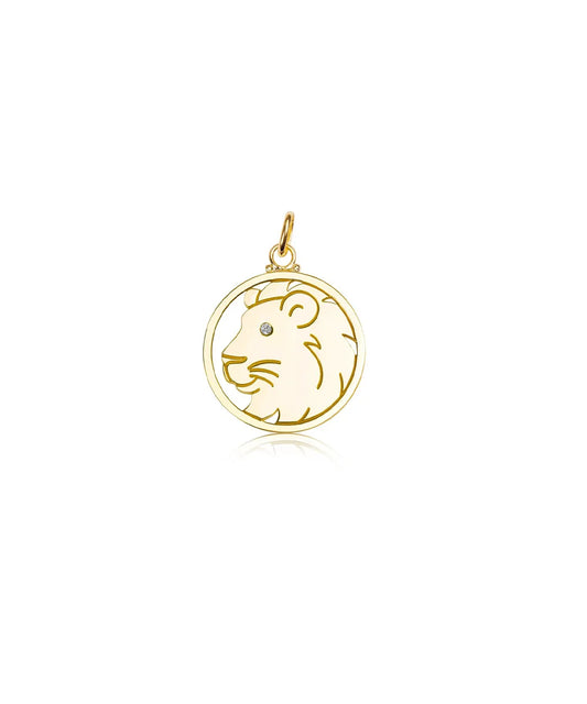 Lion Pendant, Diamond
