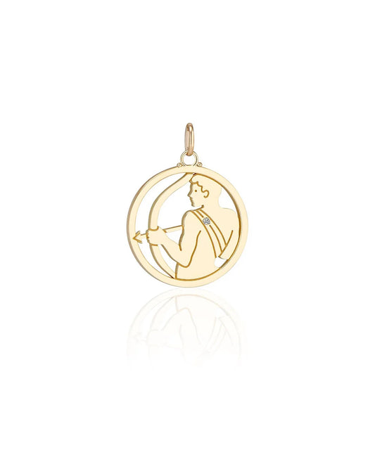 Sagittarius Pendant, Diamond