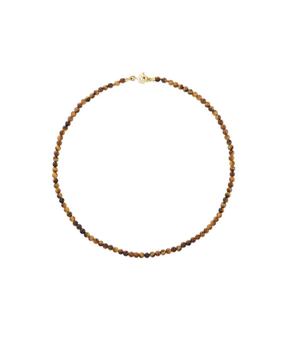Tigers Eye Beaded Necklace