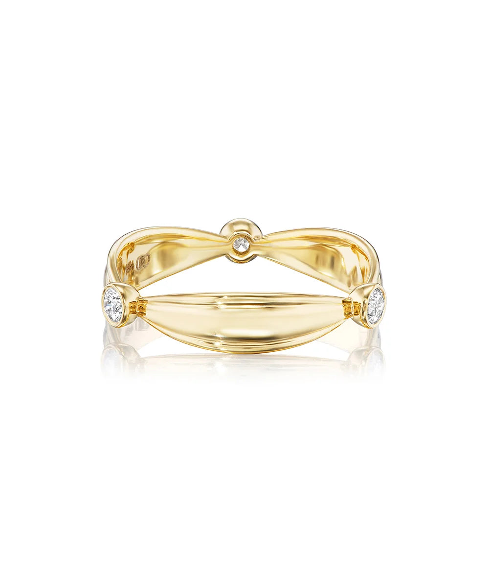 Trio Diamond Ring, Narrow