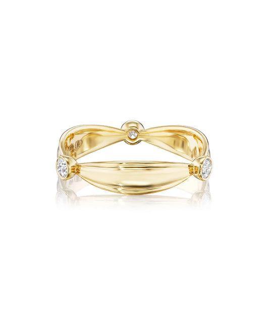 Trio Diamond Ring, Narrow