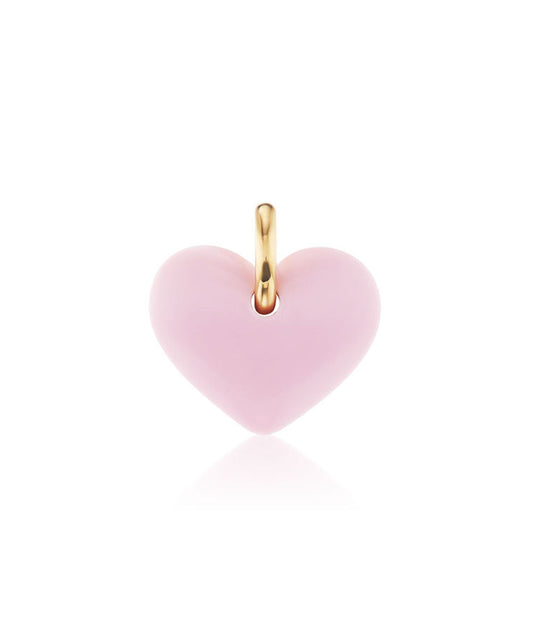 Whisper Pink Heart Pendant, 40mm