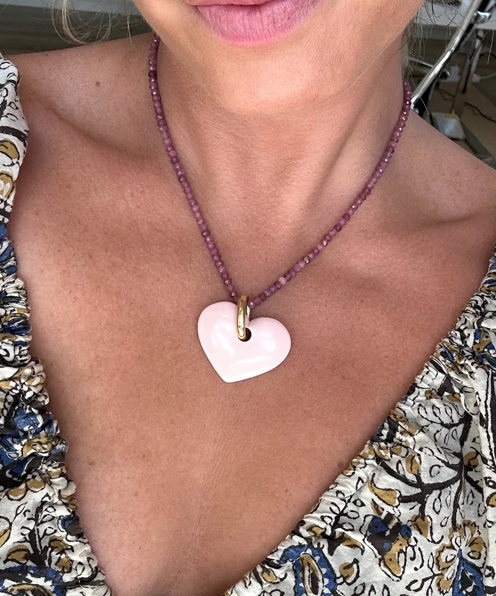 Whisper Pink Heart Pendant