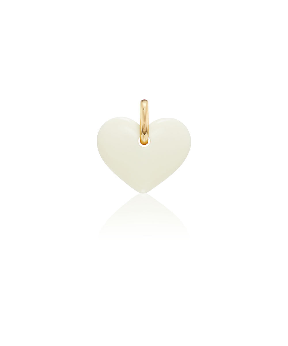 White Heart Pendant