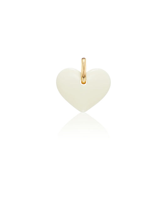 White Heart Pendant