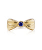 Blue Sapphire Bow Ring