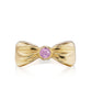 Pink Sapphire Bow Ring