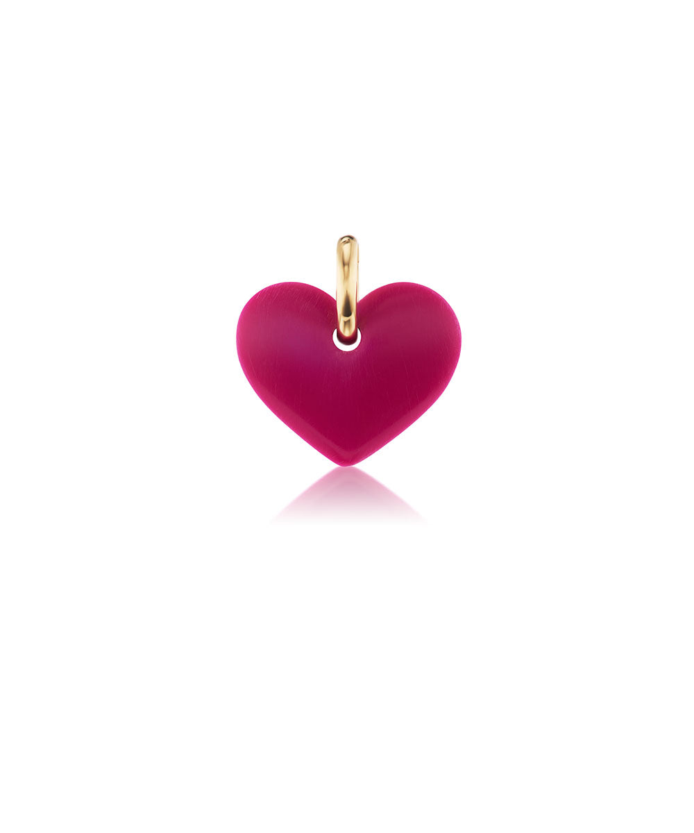 Raspberry Heart Pendant