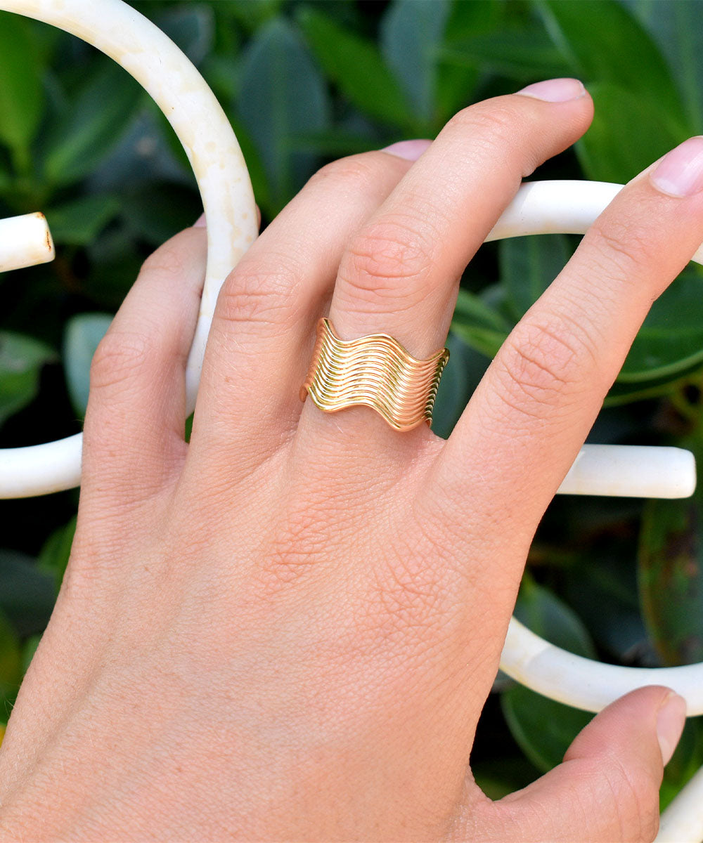 Ric Rac Wide Ring – Aurelia Demark